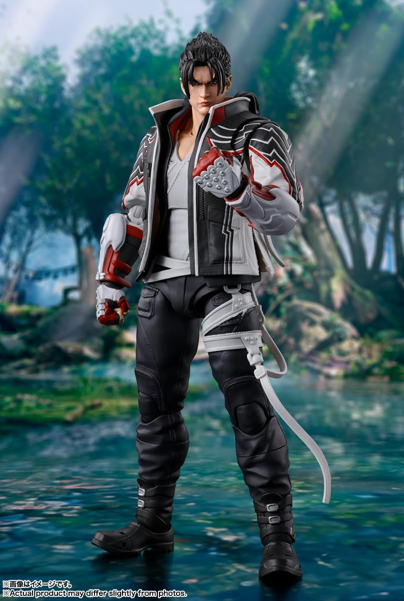 TAMASHII NATIONS Tekken 8 Jin Kazama S.H.Figuarts Action Figure – Officially Licensed