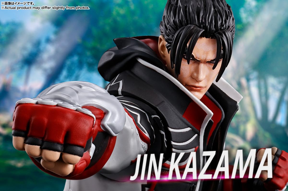 TAMASHII NATIONS Tekken 8 Jin Kazama S.H.Figuarts Action Figure – Officially Licensed