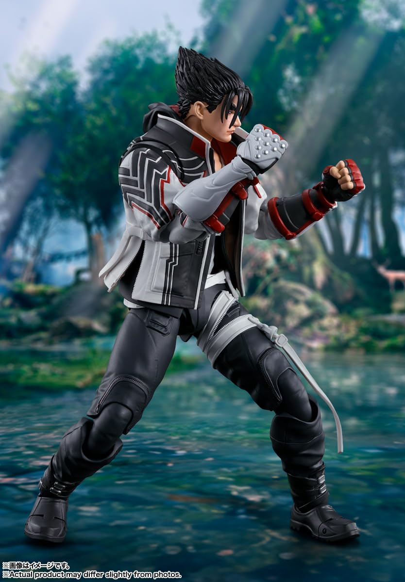 TAMASHII NATIONS Tekken 8 Jin Kazama S.H.Figuarts Action Figure – Officially Licensed