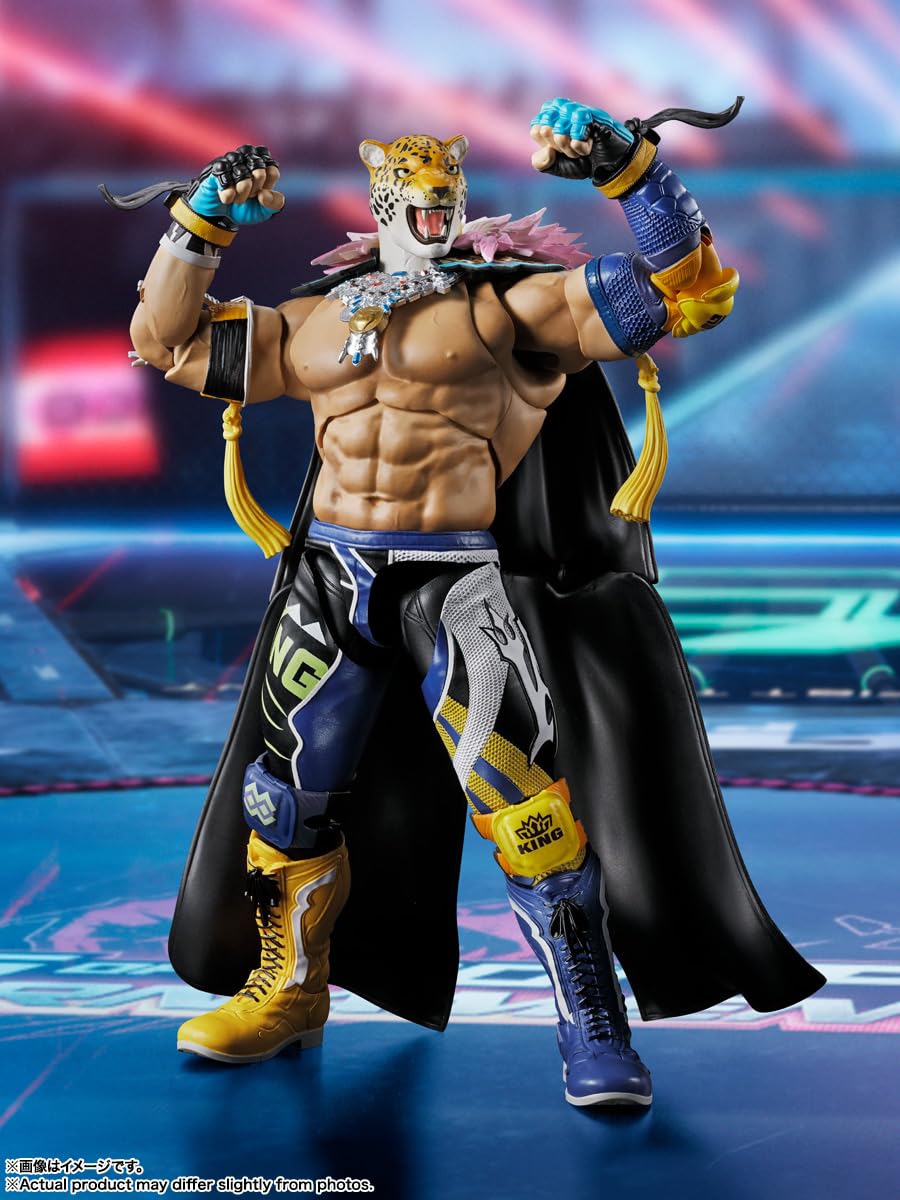 TAMASHII NATIONS Tekken 8 King S.H.Figuarts Action Figure – Official Licensed Collectible