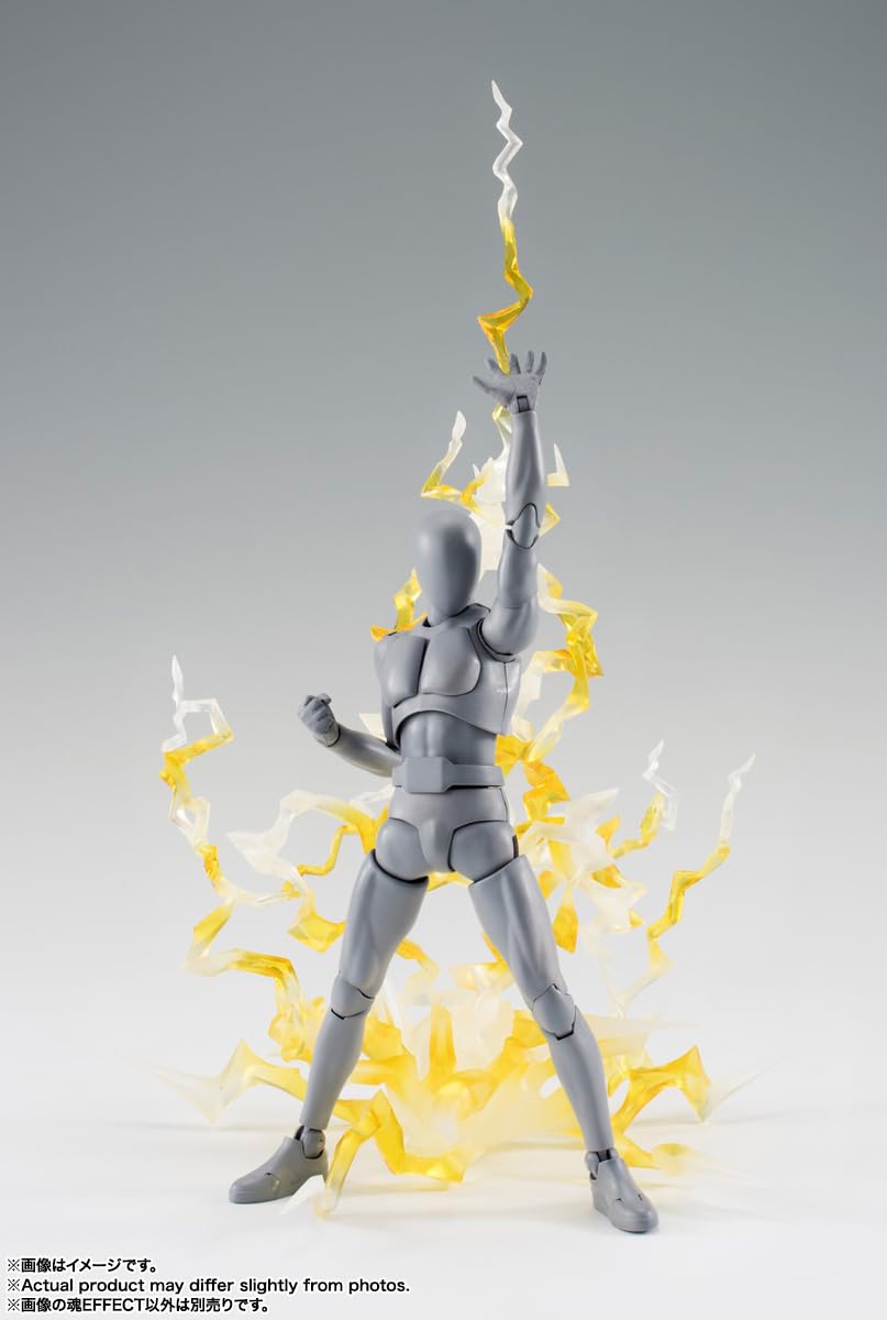 TAMASHII NATIONS Thunder Yellow Ver. Tamashii Effect – S.H.Figuarts Display Bolts