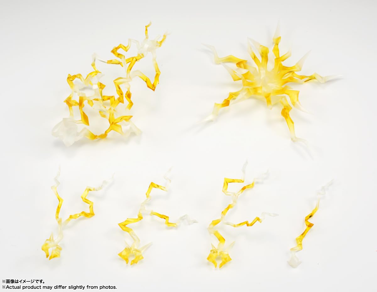 TAMASHII NATIONS Thunder Yellow Ver. Tamashii Effect – S.H.Figuarts Display Bolts
