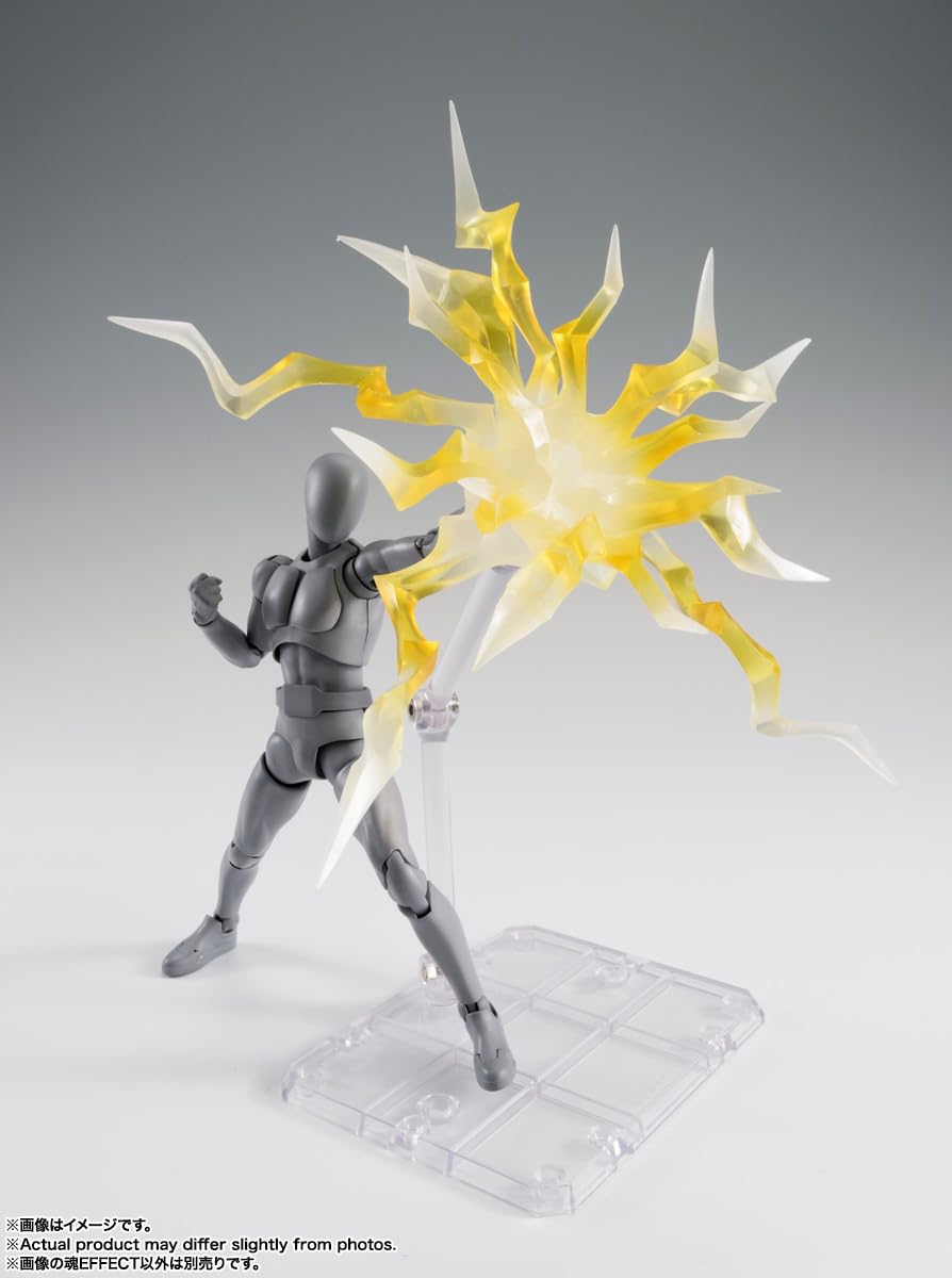 TAMASHII NATIONS Thunder Yellow Ver. Tamashii Effect – S.H.Figuarts Display Bolts
