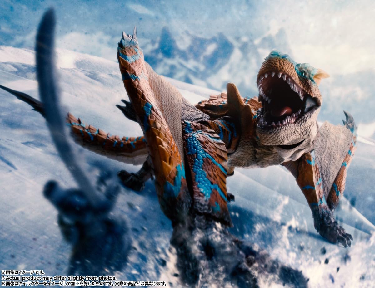 Tamashii Nations Tigrex S.H.MonsterArts Figure – Dynamic Poseability & Wing Swap