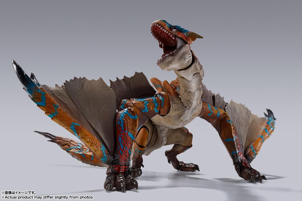 Tamashii Nations Tigrex S.H.MonsterArts Figure – Dynamic Poseability & Wing Swap