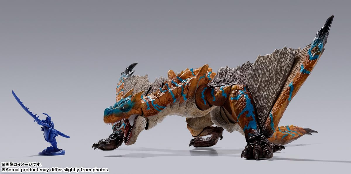 Tamashii Nations Tigrex S.H.MonsterArts Figure – Dynamic Poseability & Wing Swap