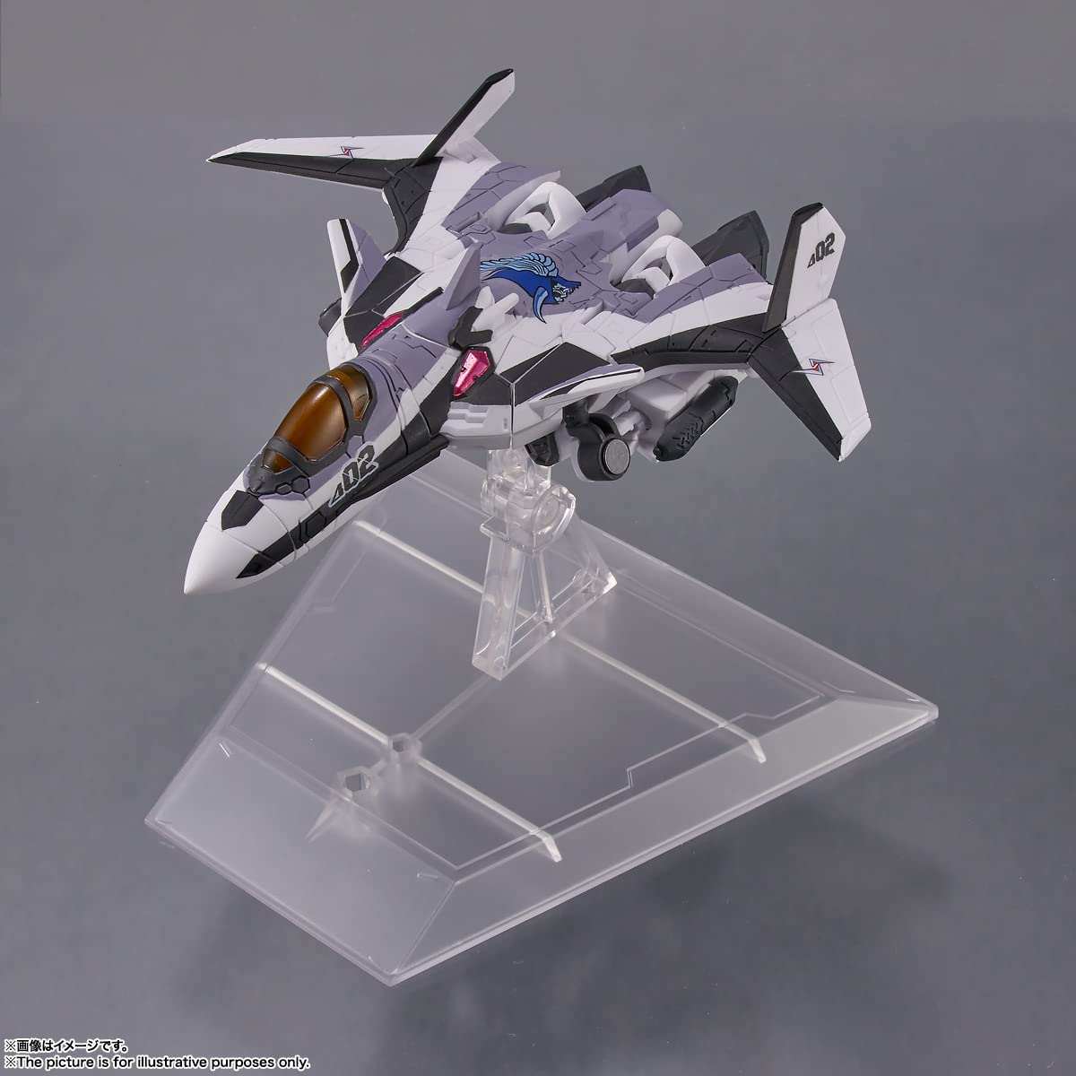 TAMASHII NATIONS Macross Delta VF-31F Siegfried (Messer Use) with Kaname Buccaneer – Tiny Session Figure
