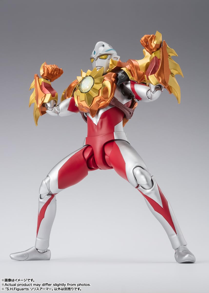 TAMASHII NATIONS Ultraman Arc Solis Armor S.H.Figuarts Figure | Official Bandai Spirits