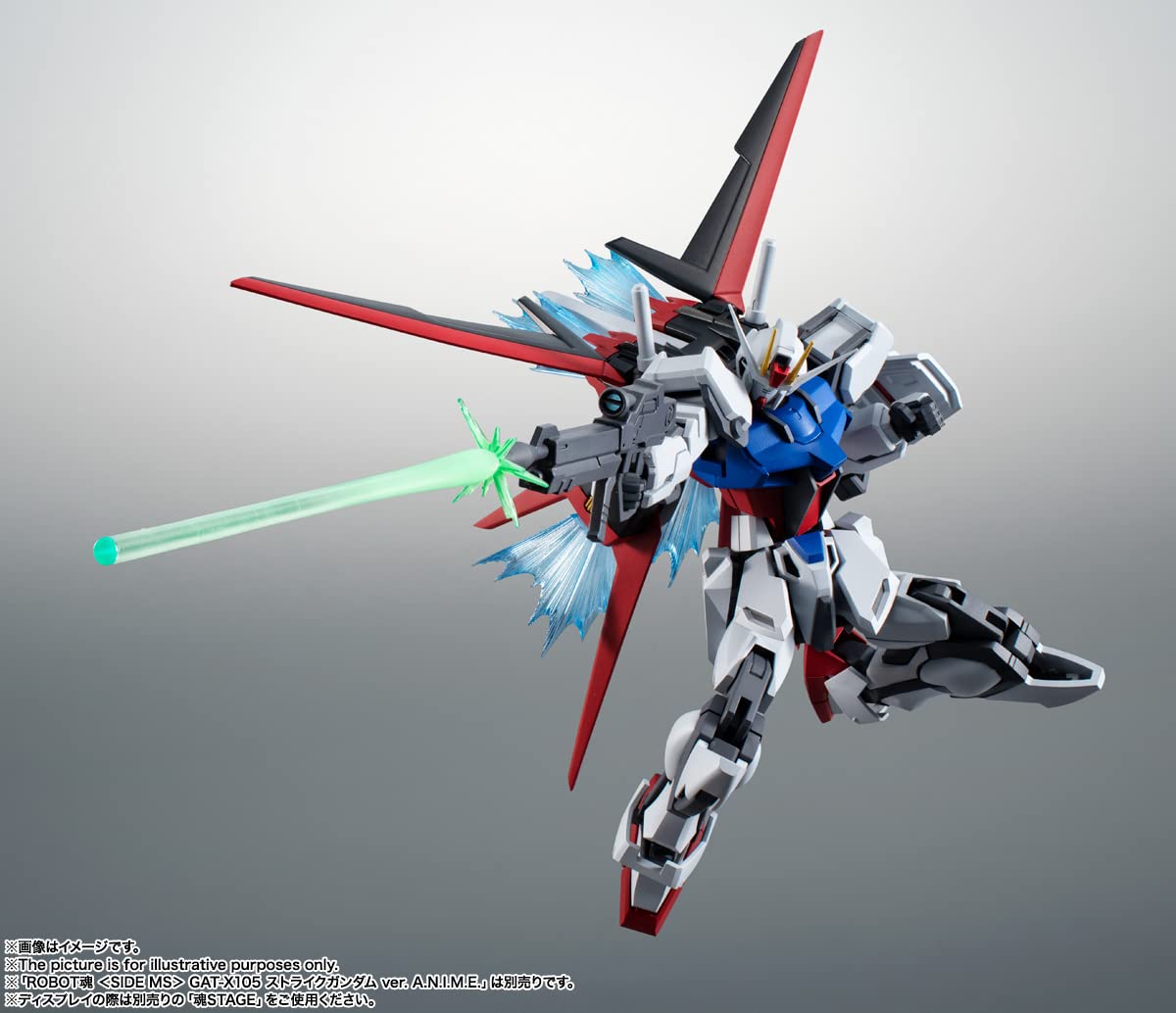 TAMASHII NATIONS - Mobile Suit Gundam SEED AQM/E-X01 Aile Striker & Option Parts Set
