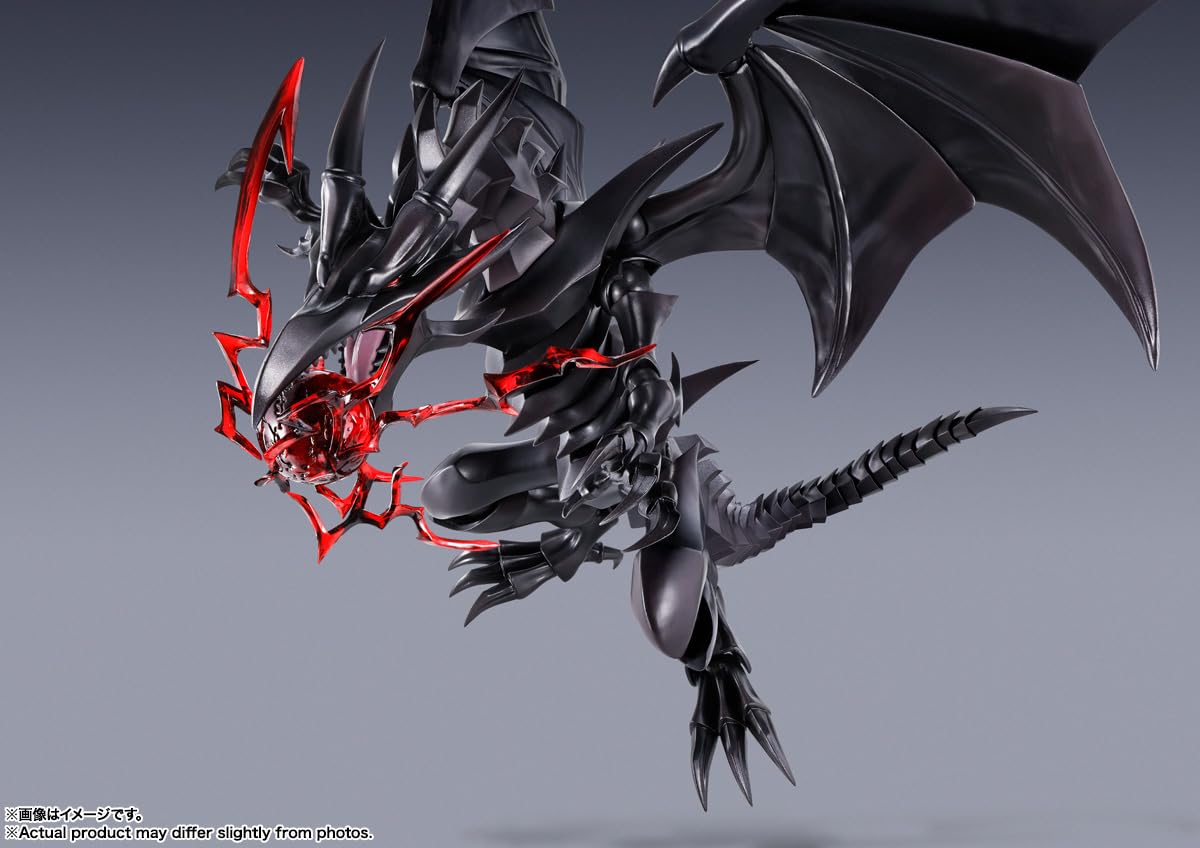 TAMASHII NATIONS Yu-Gi-Oh! Red-Eyes-Black Dragon S.H.MonsterArts Action Figure | Official Bandai Spirits