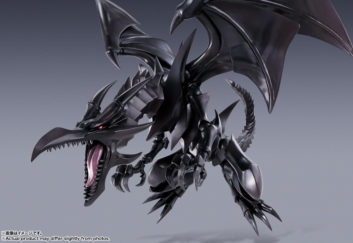 TAMASHII NATIONS Yu-Gi-Oh! Red-Eyes-Black Dragon S.H.MonsterArts Action Figure | Official Bandai Spirits