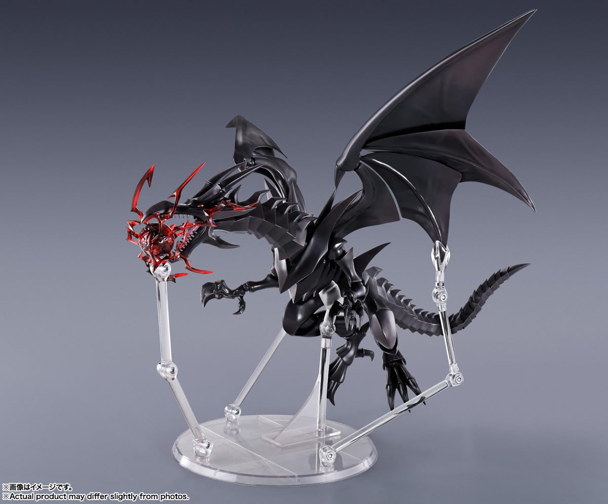TAMASHII NATIONS Yu-Gi-Oh! Red-Eyes-Black Dragon S.H.MonsterArts Action Figure | Official Bandai Spirits
