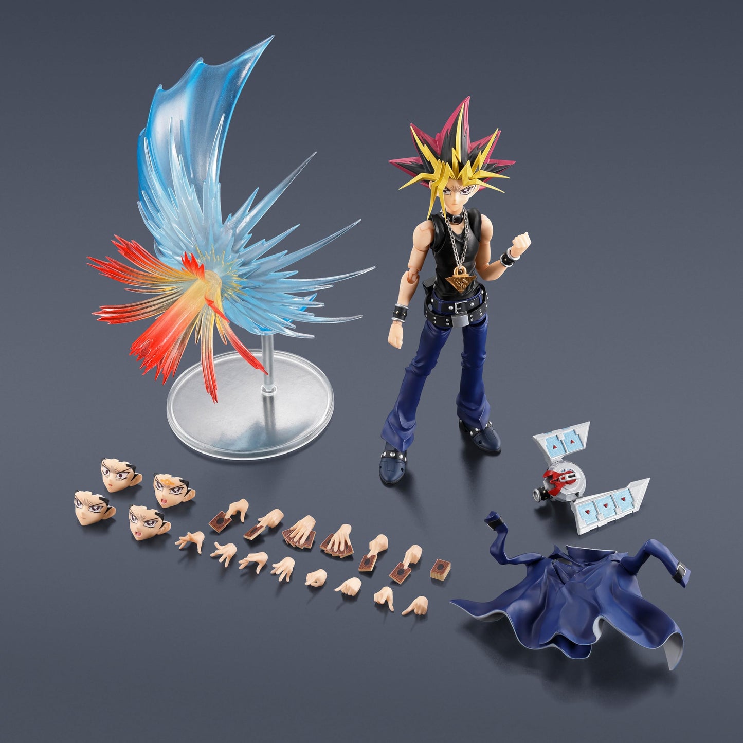 TAMASHII NATIONS Yu-Gi-Oh! Yami Yugi S.H.Figuarts Action Figure | Duel Monsters Collection