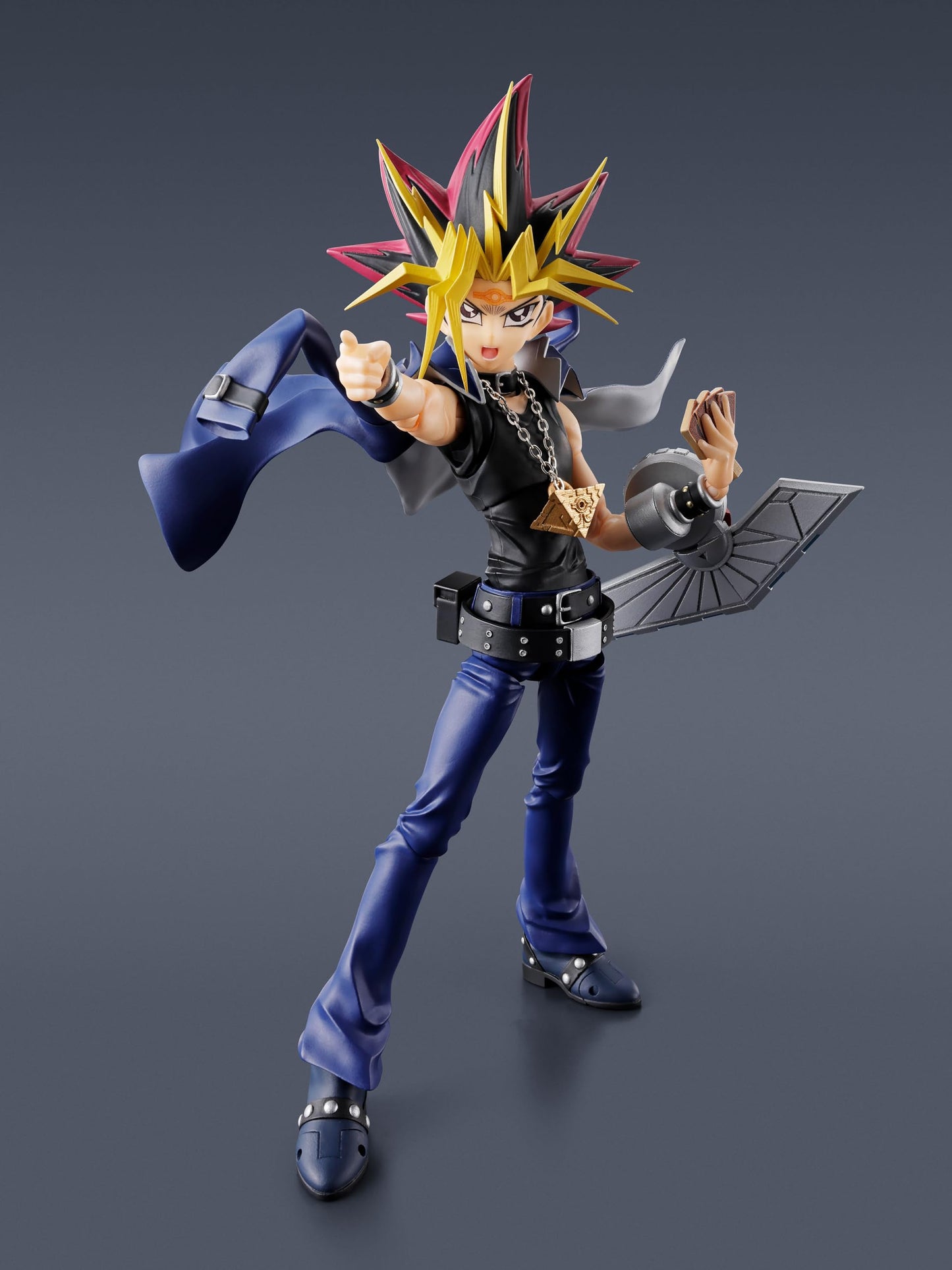 TAMASHII NATIONS Yu-Gi-Oh! Yami Yugi S.H.Figuarts Action Figure | Duel Monsters Collection