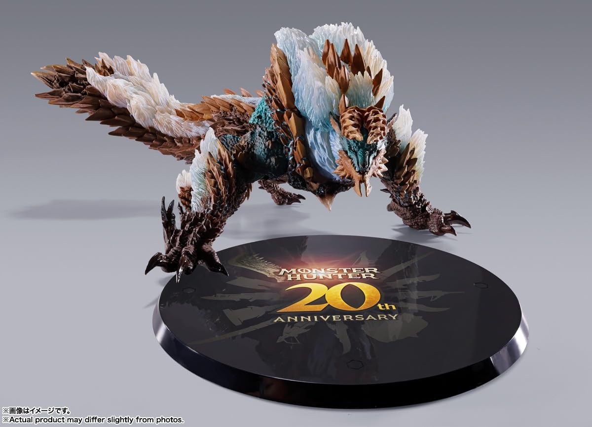 TAMASHII NATIONS Monster Hunter Zinogre 20th Anniversary Edition - S.H.MonsterArts Figure