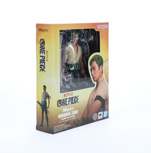 TAMASHII NATIONS One Piece Roronoa Zoro S.H.Figuarts Action Figure – Official Licensed