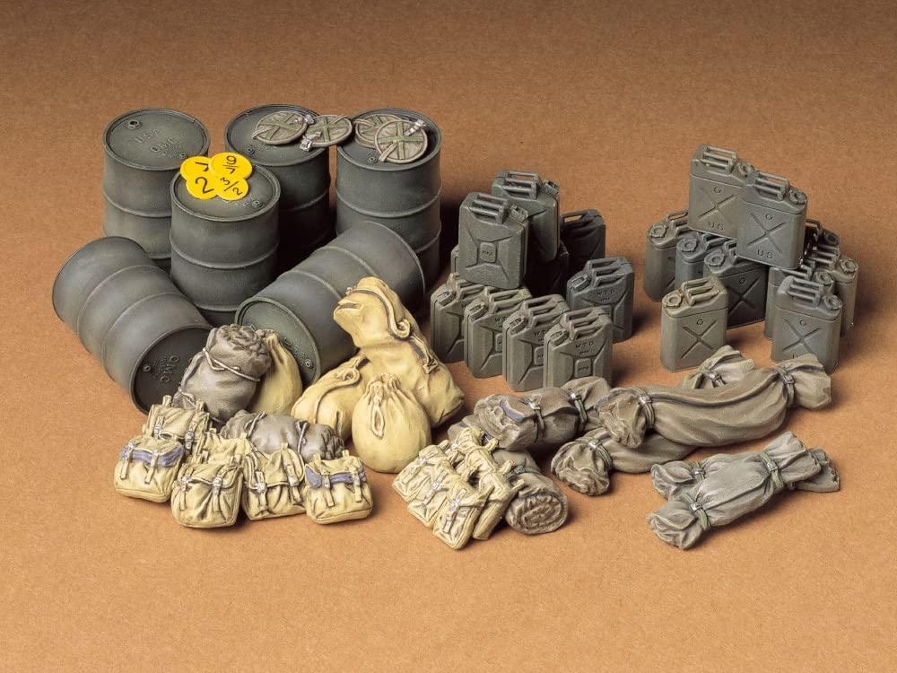 Tamiya Allied Vehicle Accessories for 1/35 Scale Dioramas | Ages 14–99