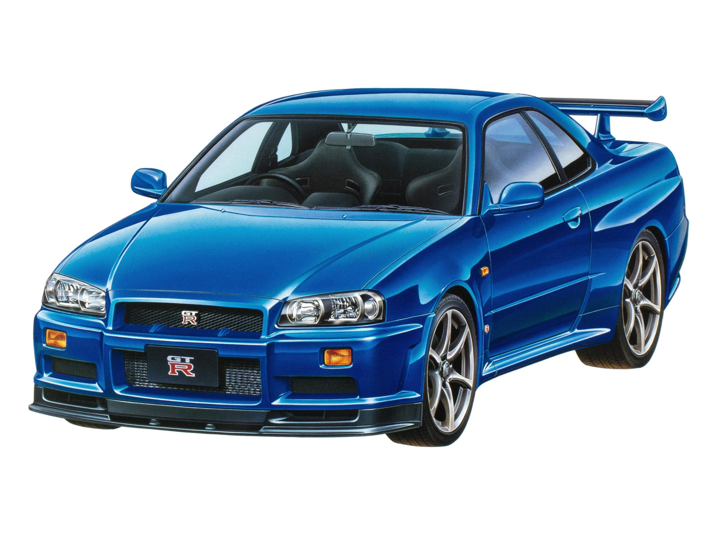 Tamiya 1:24 Nissan Skyline GT-R V-Spec R34 Model Kit – White