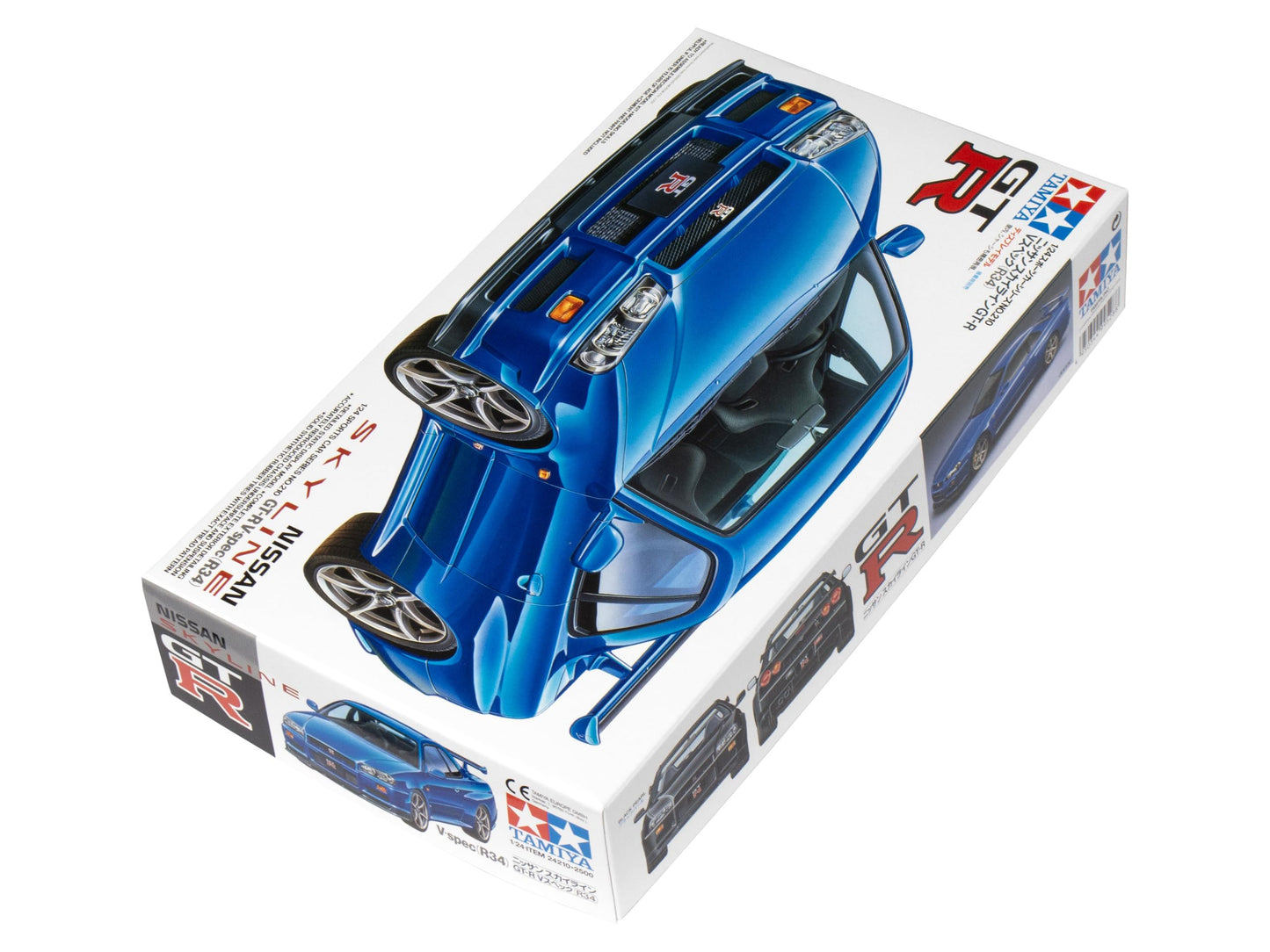 Tamiya 1:24 Nissan Skyline GT-R V-Spec R34 Model Kit – White