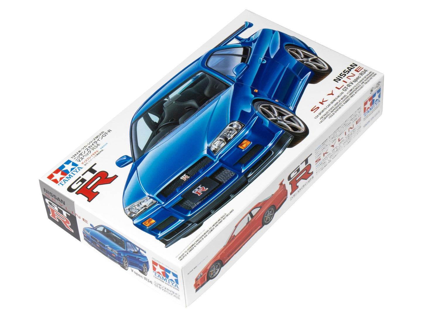 Tamiya 1:24 Nissan Skyline GT-R V-Spec R34 Model Kit – White