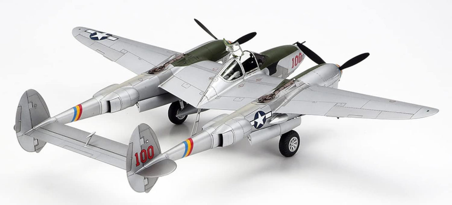 TAMIYA 1/48 P-38J Lightning Model Kit – World War II Fighter