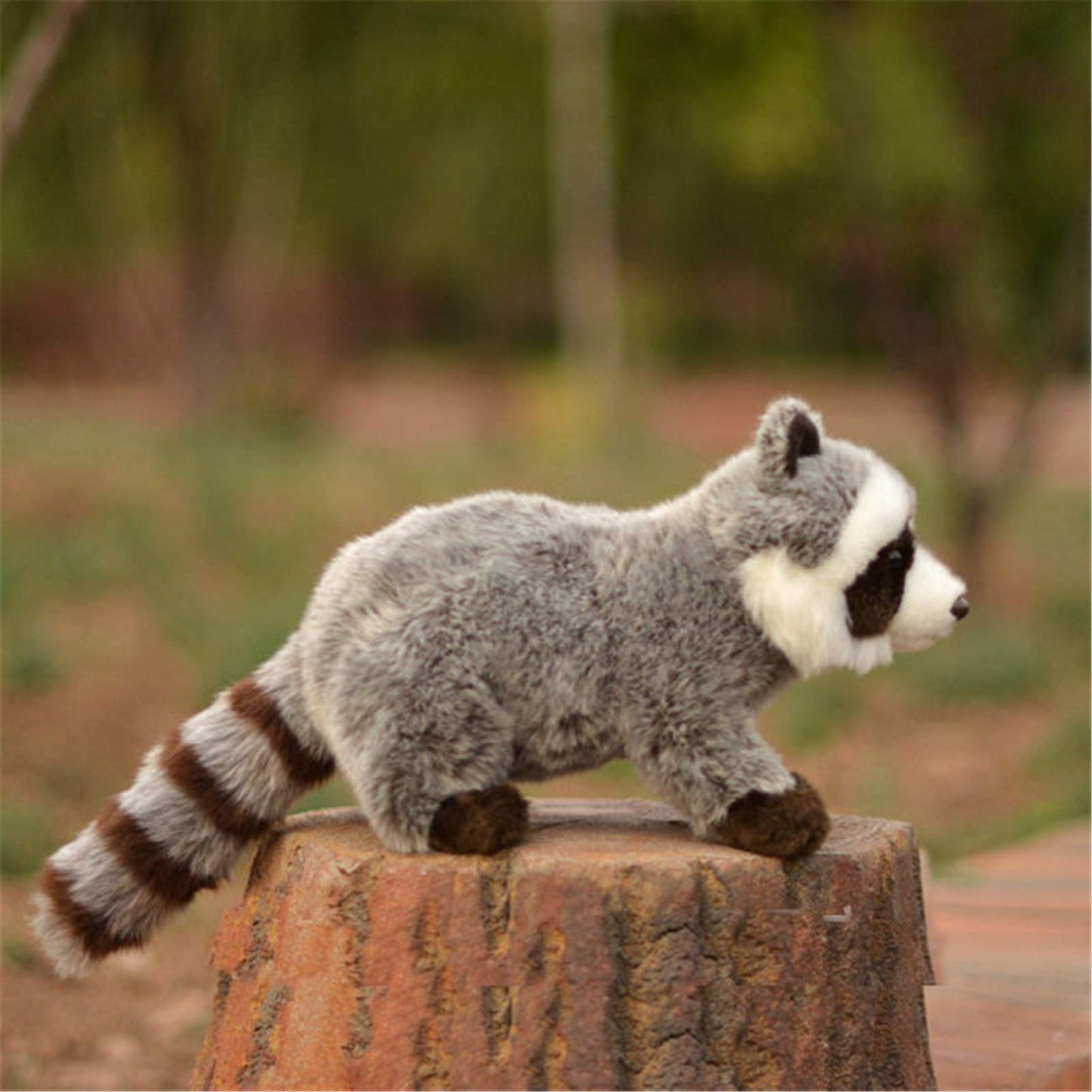 TAMMYFLYFLY 12-Inch Raccoon Plush Stuffed Toy – Soft, Washable, Collectible