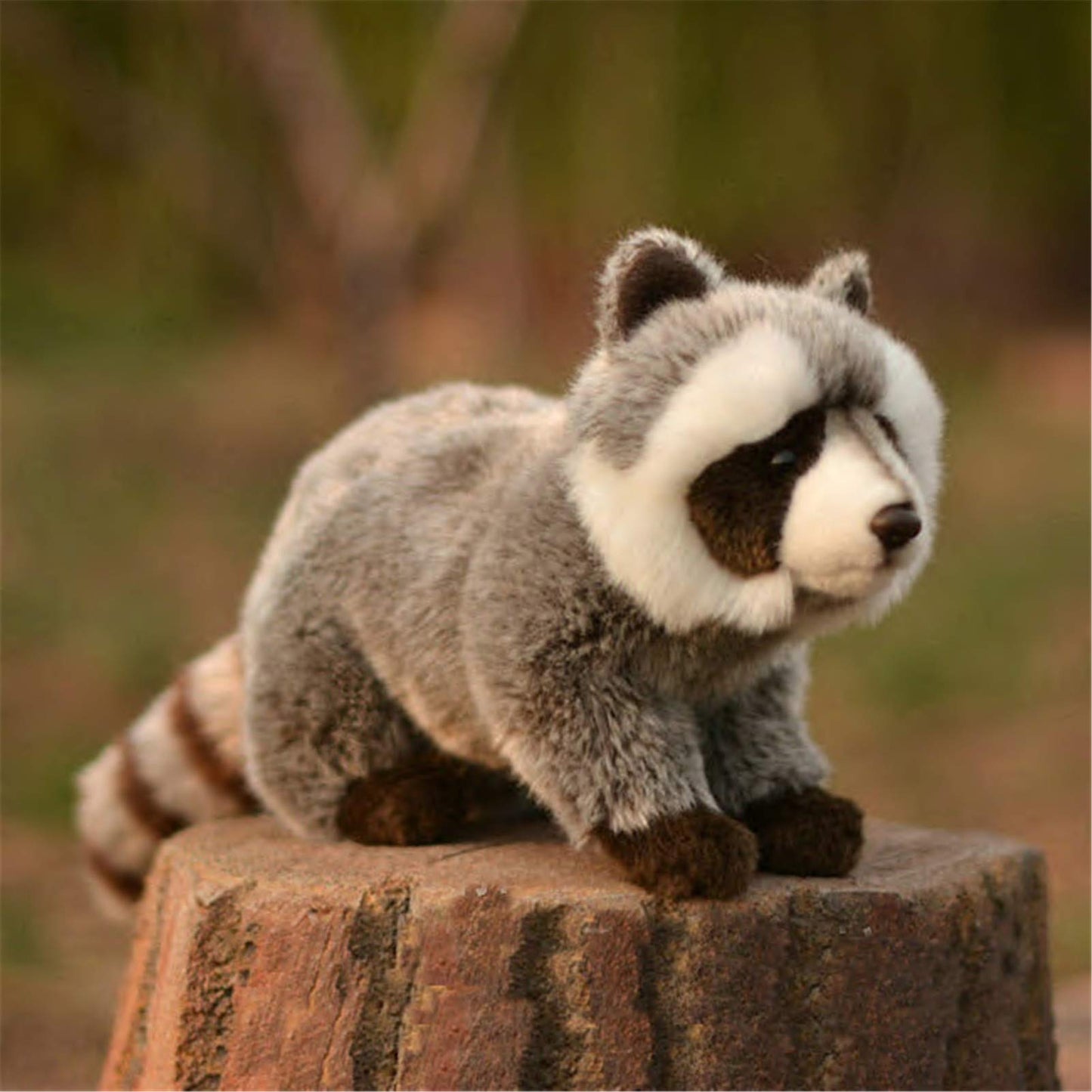TAMMYFLYFLY 12-Inch Raccoon Plush Stuffed Toy – Soft, Washable, Collectible