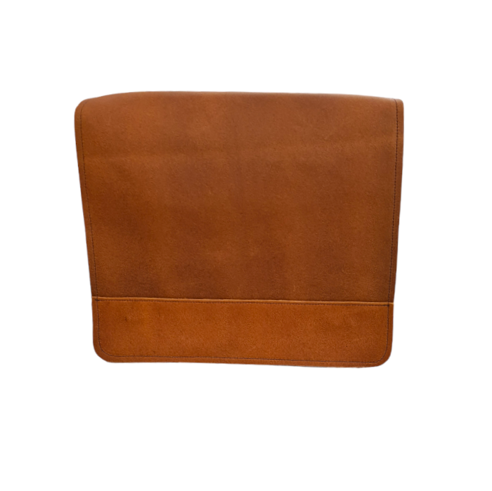Soft Tannery Leather Messenger - Tan