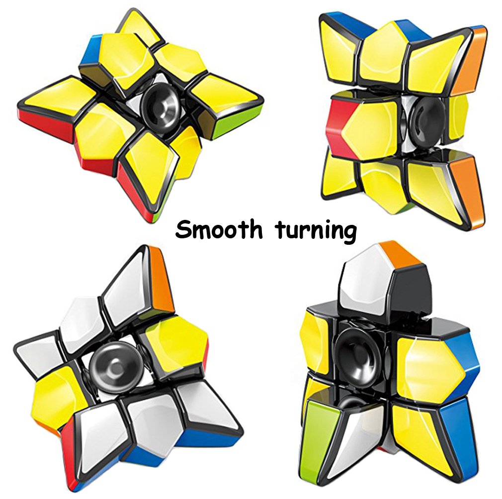 TANCH Magic Spinner Cube 2-in-1 Stickerless Brain Teaser | Fidget & Speed Cube