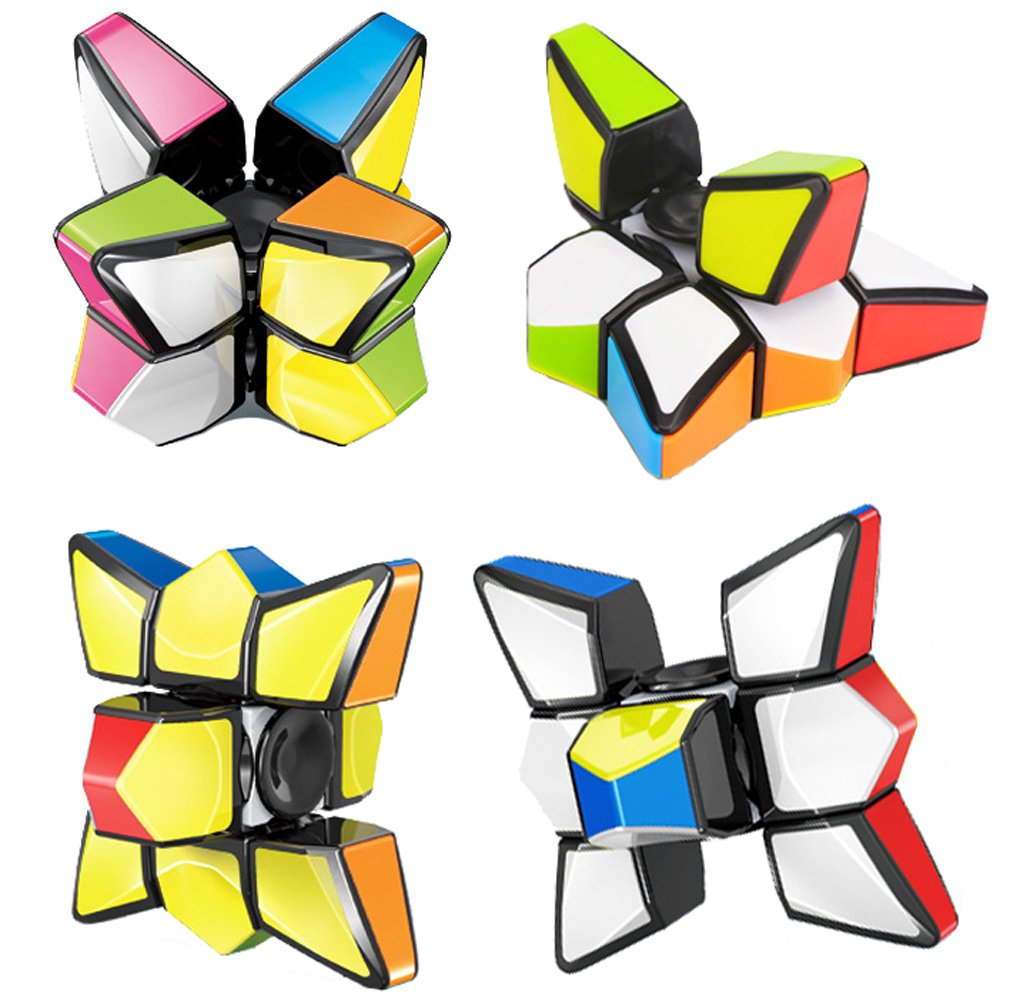 TANCH Magic Spinner Cube 2-in-1 Stickerless Brain Teaser | Fidget & Speed Cube