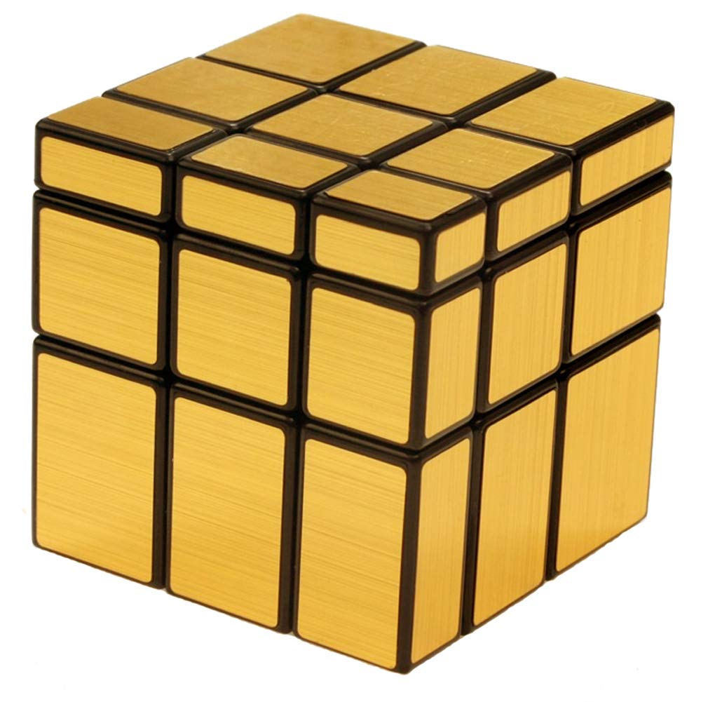 TANCH Mirror Speed Magic Cube 3x3 – Eco-Friendly Mirror Puzzle Toy (Gold Edition)