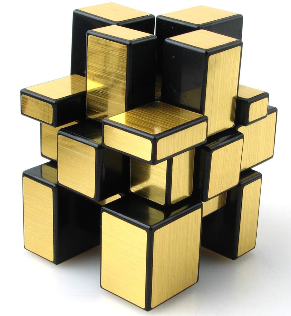 TANCH Mirror Speed Magic Cube 3x3 – Eco-Friendly Mirror Puzzle Toy (Gold Edition)