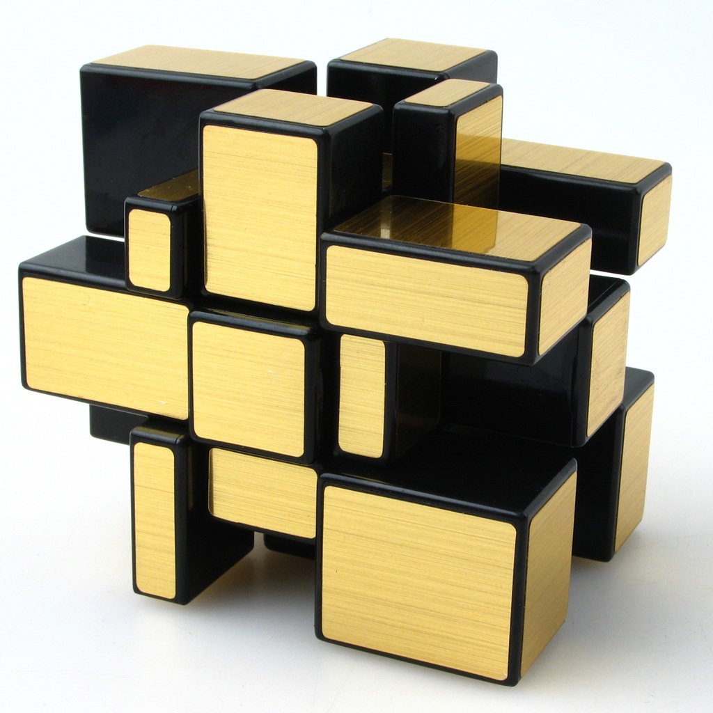 TANCH Mirror Speed Magic Cube 3x3 – Eco-Friendly Mirror Puzzle Toy (Gold Edition)