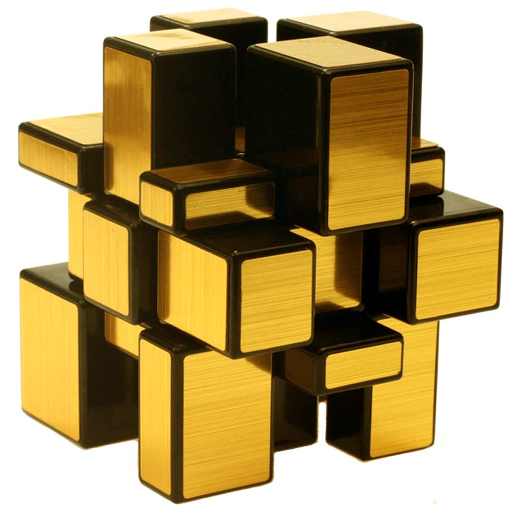 TANCH Mirror Speed Magic Cube 3x3 – Eco-Friendly Mirror Puzzle Toy (Gold Edition)