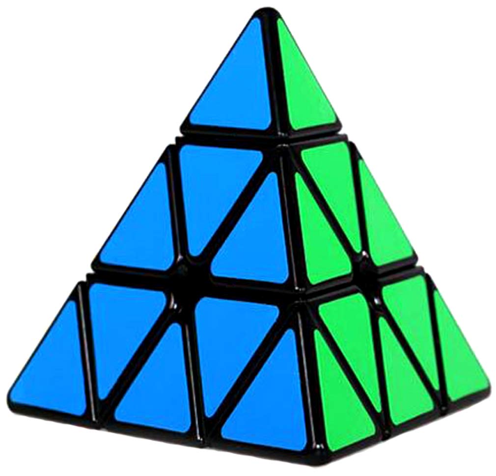 TANCH MYWH Pyramid Speed Cube 3x3 Triangle Puzzle – Portable Brain Teaser