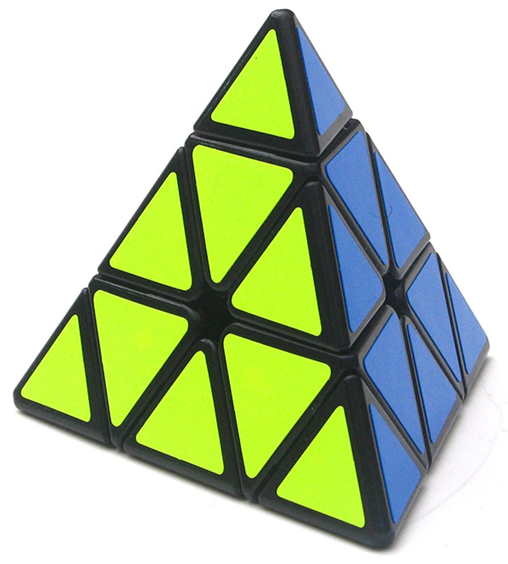 TANCH MYWH Pyramid Speed Cube 3x3 Triangle Puzzle – Portable Brain Teaser