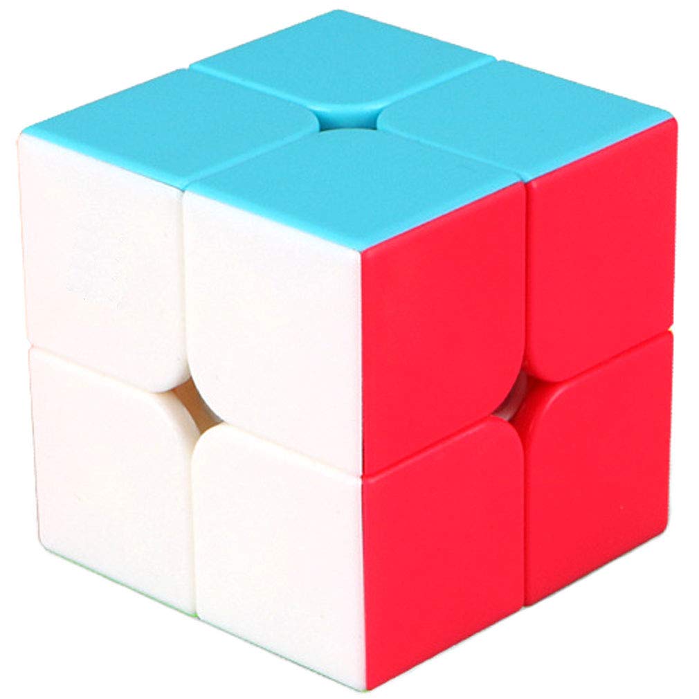 TANCH QIYI 2x2 Speed Cube – No Sticker, Smooth Turning, Colorful