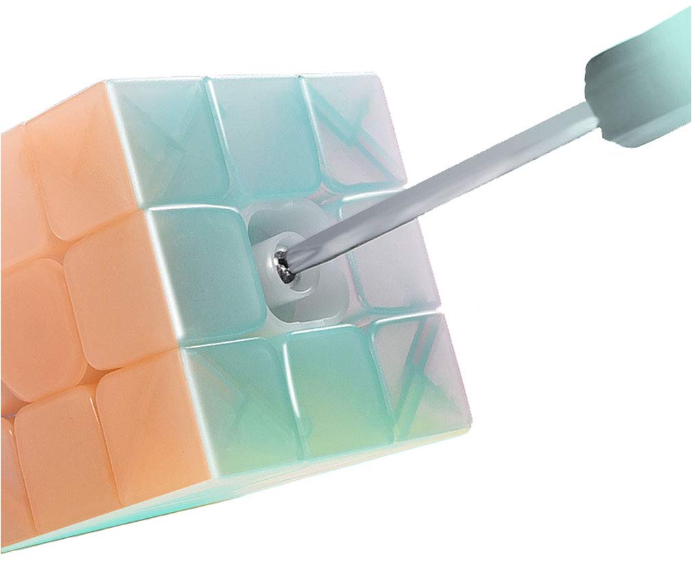 TANCH Qiyi Warrior W 3x3x3 Jelly Speed Cube – Stickerless, Frosted Surface