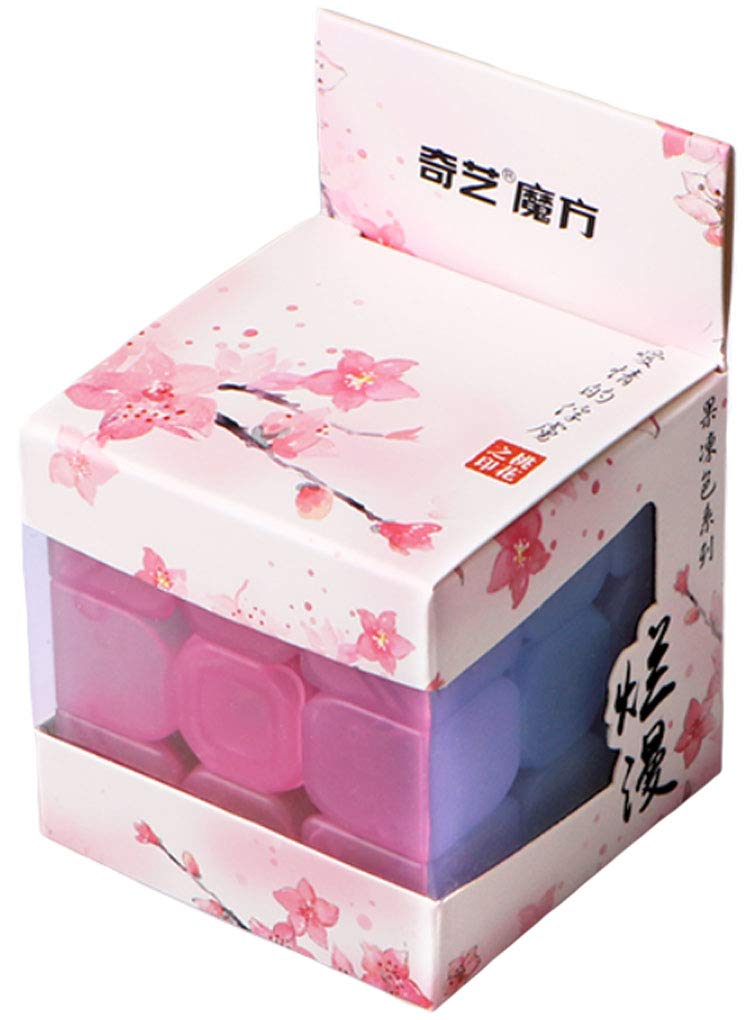 TANCH Qiyi Warrior W 3x3x3 Jelly Speed Cube – Stickerless, Frosted Surface
