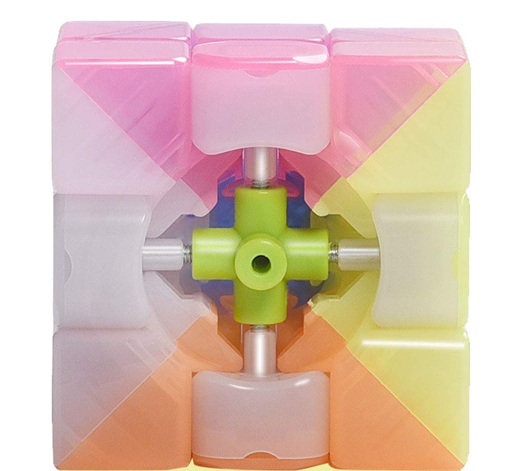 TANCH Qiyi Warrior W 3x3x3 Jelly Speed Cube – Stickerless, Frosted Surface