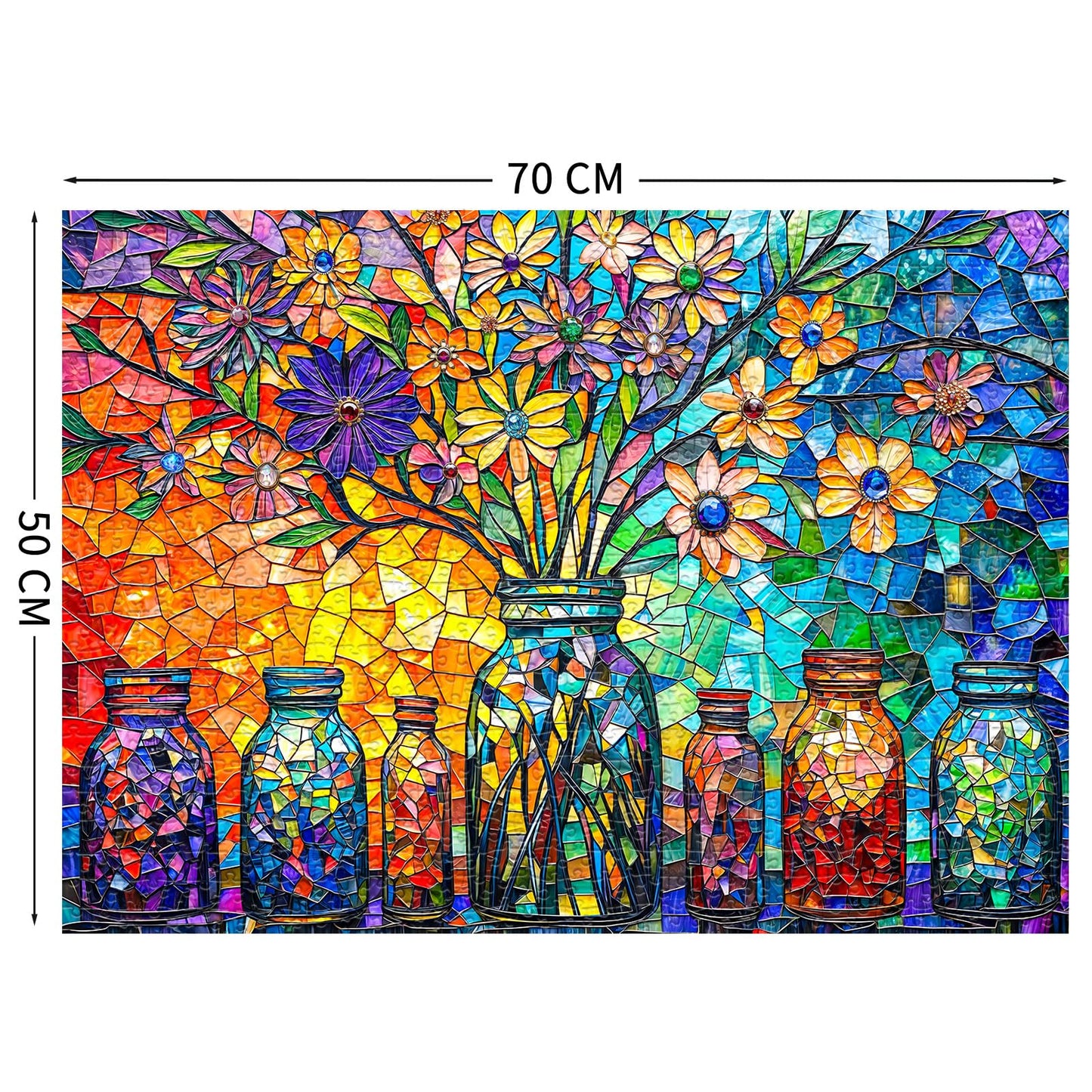 TangComplete Flower of Life 1000-Piece Puzzle for Adults | Premium Jigsaw, Challenging Family Decoration