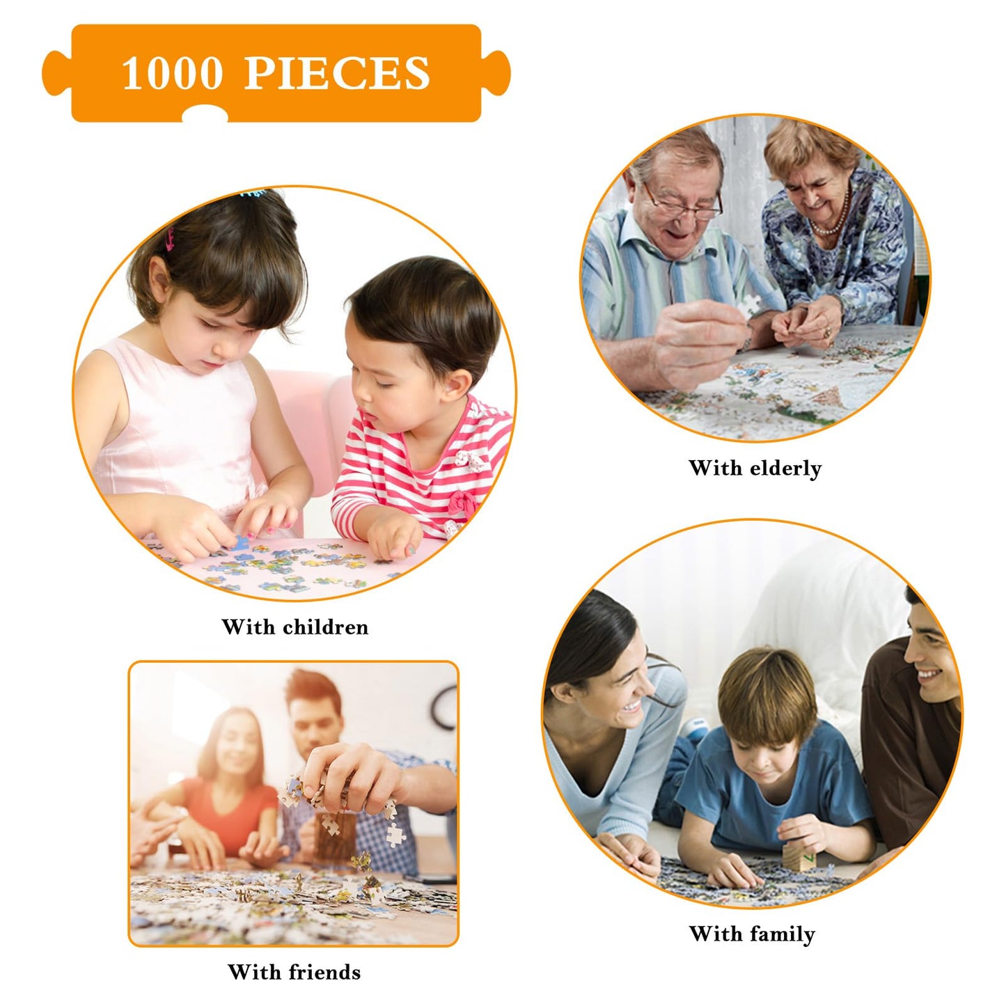 TangComplete Chicken Coop 1000-Piece Jigsaw Puzzle for Adults | Challenging Family Puzzle