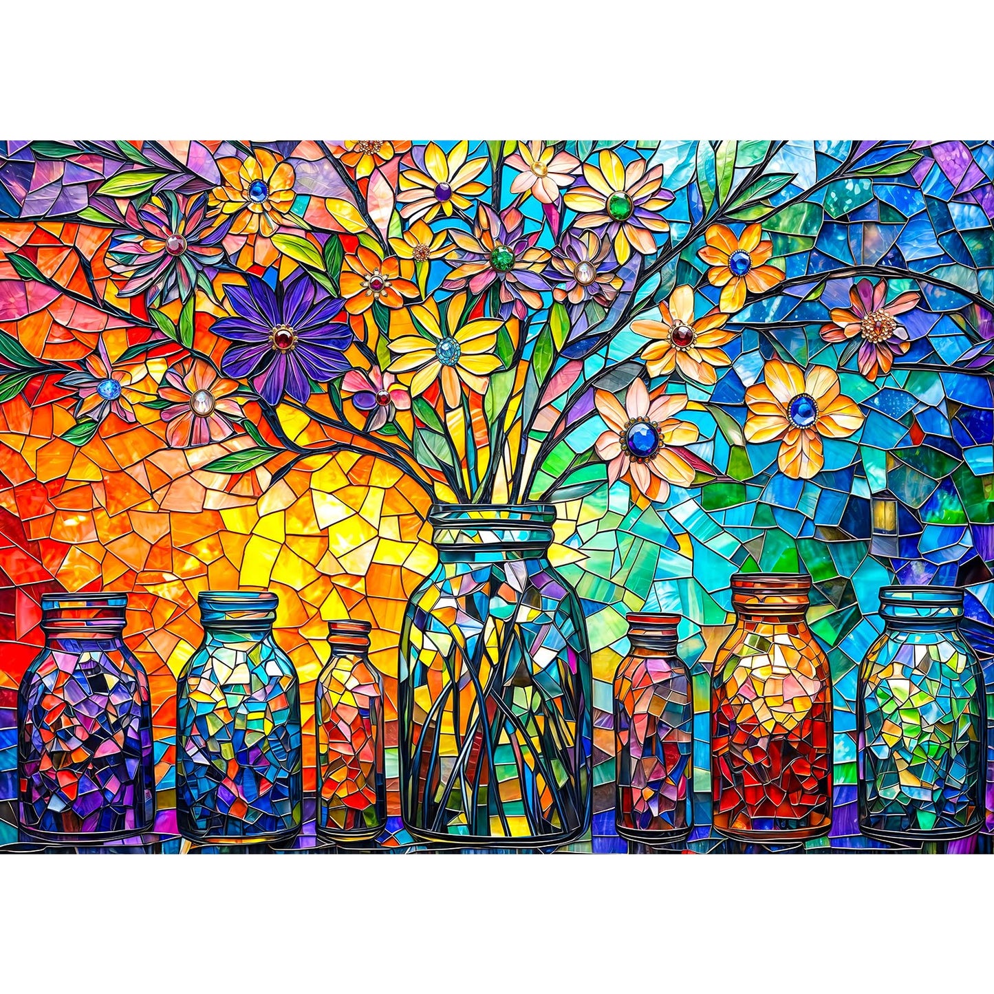 TangComplete Flower of Life 1000-Piece Puzzle for Adults | Premium Jigsaw, Challenging Family Decoration