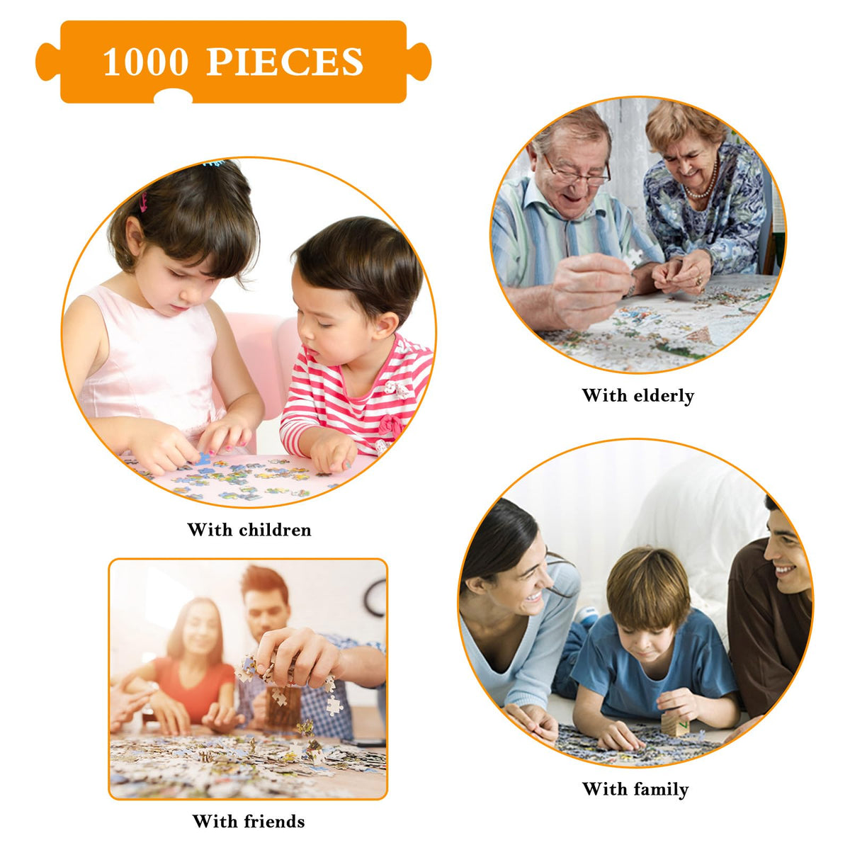 TangComplete Forest House 1000-Piece Puzzle for Adults | Challenging Jigsaw