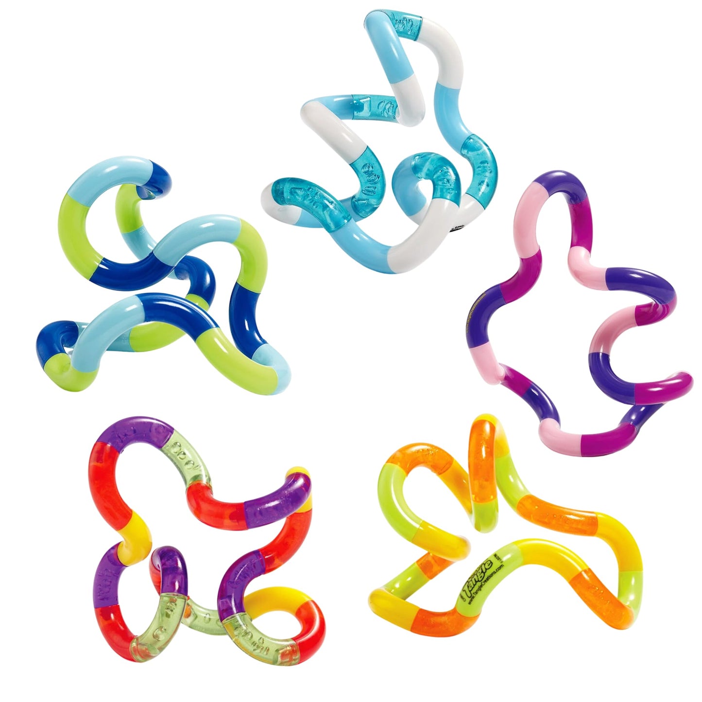 Tangle Jr Classic (5-Pack) – Genuine Fidget Toys for Kids & Adults | TANGLE
