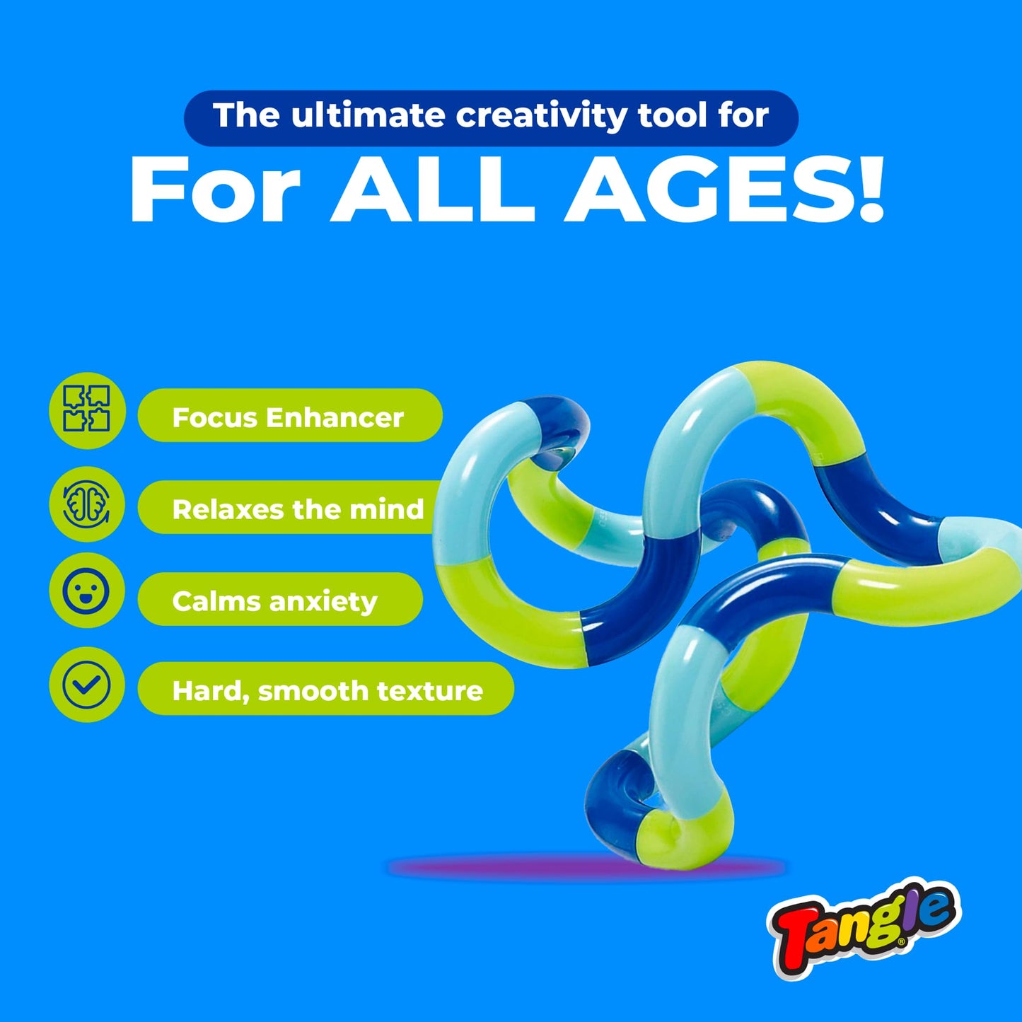 Tangle Jr Classic (5-Pack) – Genuine Fidget Toys for Kids & Adults | TANGLE