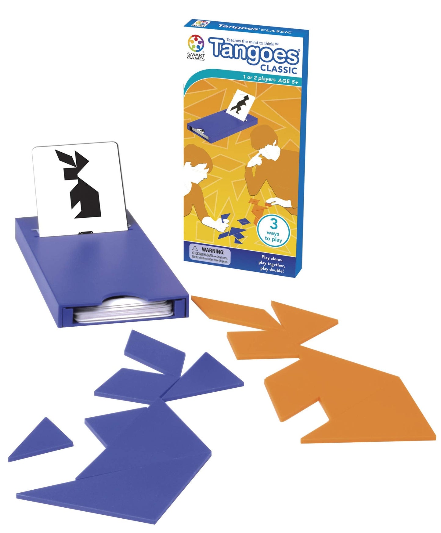 Tangoes SmartGames Classic Tangram Logic Puzzle – 54 Progressive Challenges for Ages 5+