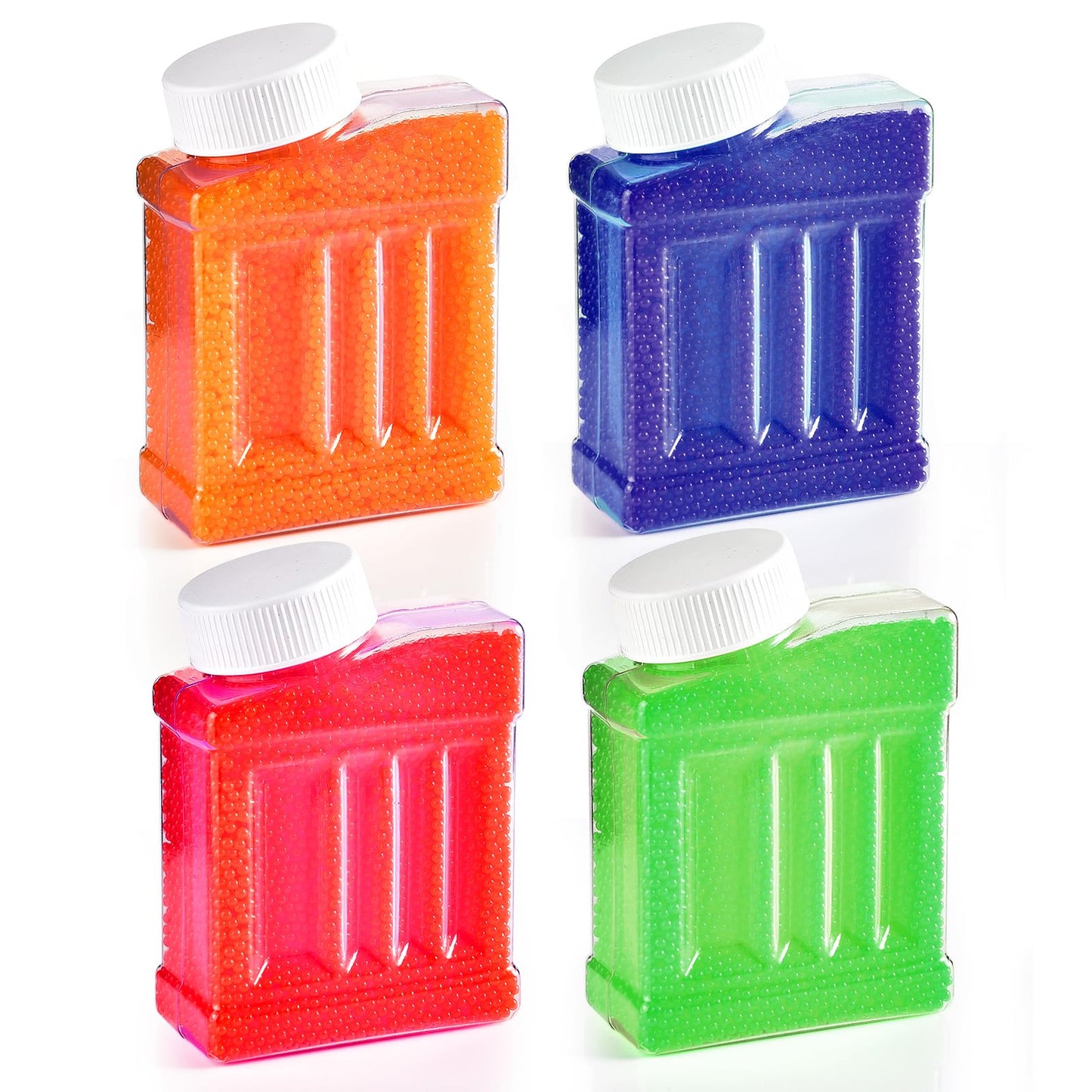 TANSAR Gel Ball Blaster Ammo Splat Refill – 7-8 mm, 4 Bottles, 120,000 Pieces