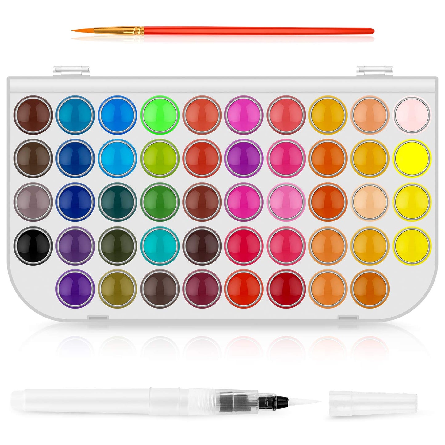Taotree 48-Color Watercolor Paint Set – Vibrant Art Supplies for Kids & Adults