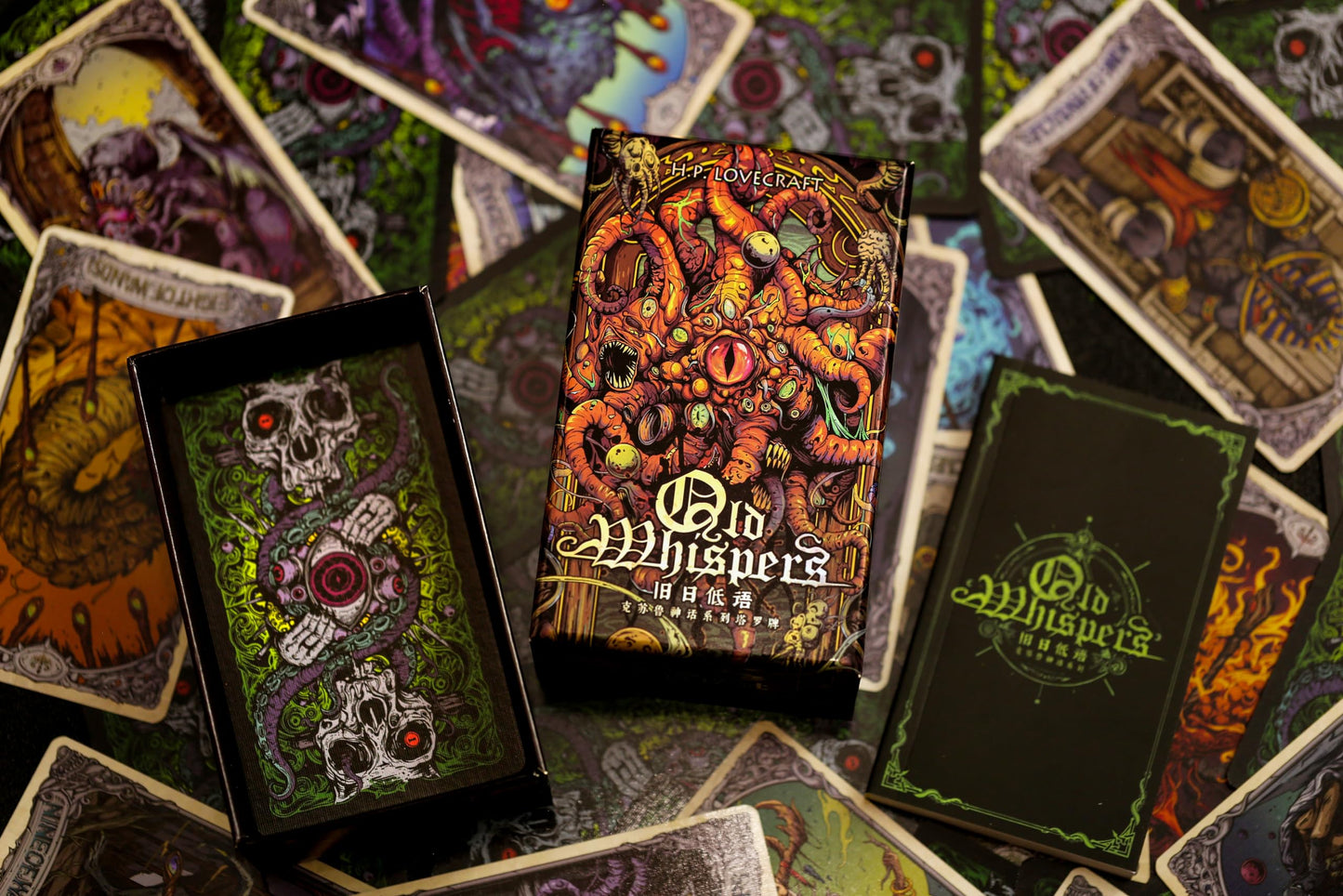 TAOYATAO Cthulhu Collection Tarot Cards – 78-Card Deck with Gold-Edged Art